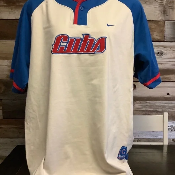 Vintage Nike Cubs jersey shirt 90s y2k X-Large - Picture 3 of 6